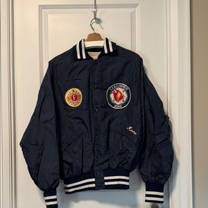 Vintage 80s King Louie Pro Fit IAFF Columbus Fire Jacket – Mens XL – Made in USA